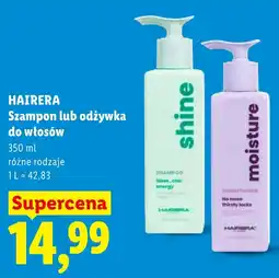 Lidl Odżywka do włosów Hairera oferta