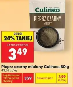 Biedronka Pieprz czarny mielony Culineo oferta