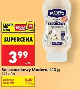 Biedronka Sos czosnkowy Madero oferta
