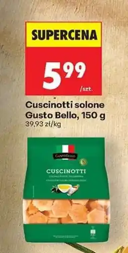 Biedronka Cusciniotti solone Gusto Bello oferta