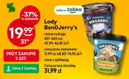 Żabka Lody Ben&Jerry's oferta