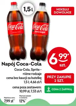 Żabka Napój Coca-Cola oferta