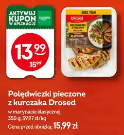 Żabka Polędwiczki pieczone z kurczaka Drosed w marynacie klasycznej oferta