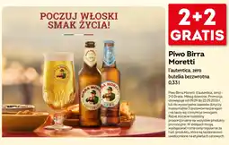 Żabka Piwo Birra Moretti l'autentica, zero oferta
