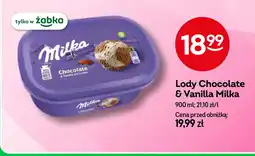 Żabka Lody Chocolate & Vanilla Milka oferta