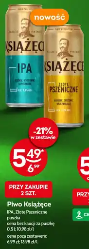 Żabka Piwo Książęce oferta