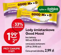 Żabka Lody śmietankowe Good Mood bez laktozy oferta