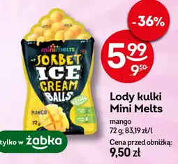 Żabka Lody kulki Mini Melts oferta