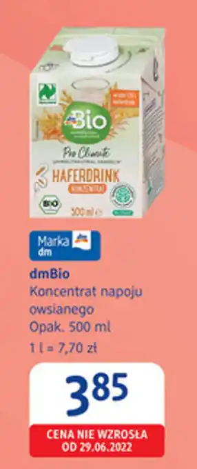DmBio Koncentrat napoju owsianego