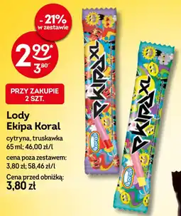 Żabka Lody Ekipa Koral oferta
