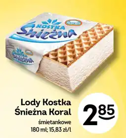 Żabka Lody Kostka Śnieżna Koral oferta