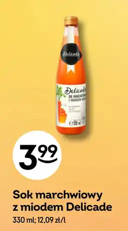 Żabka Sok marchwiowy z miodem Delicade oferta