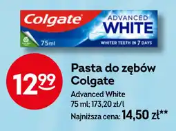 Żabka Pasta do zębów Colgate Advanced White oferta