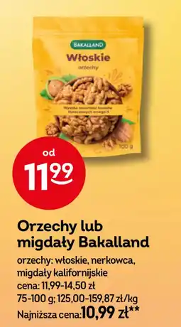 Żabka Orzechy lub migdały Bakalland oferta