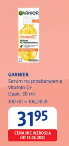 dm drogerie markt Garnier Serum na przebarwienia Vitamin C+ oferta