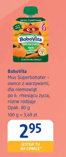 dm drogerie markt BoboVita Mus Superbohater - owoce z warzywami oferta