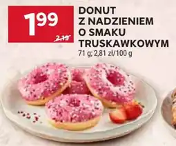Stokrotka Donut z nadzieniem o smaku truskawkowym oferta