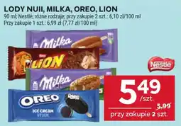 Stokrotka Lody Nuii, Milka, Oreo, Lion oferta