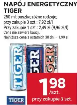 Stokrotka Napój Energetyczny Tiger oferta