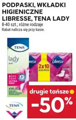 Stokrotka Podpaski, wkładki higieniczne Libresse, Tena Lady oferta