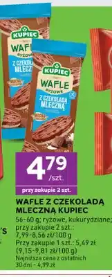 Stokrotka Wafle z czekoladą mleczną kukurydziane Kupiec oferta