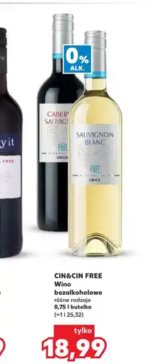 Kaufland Wino bezalkoholowe Cin&Cin oferta