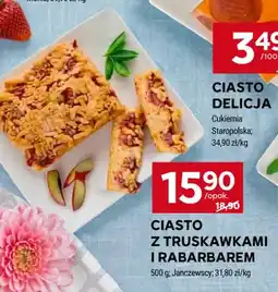 Stokrotka Ciasto z truskawkami i rabarbarem Janczewscy oferta