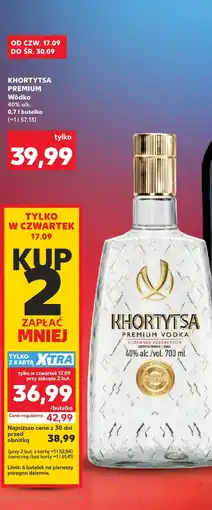 Kaufland Wódka Khortytsa oferta
