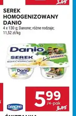 Stokrotka Serek homogenizowany Danio 4-pak oferta
