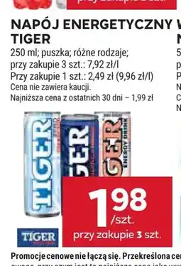 Stokrotka Napój energetyczny Tiger oferta