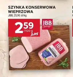 Stokrotka Szynka konserwowa wieprzowa JBB oferta