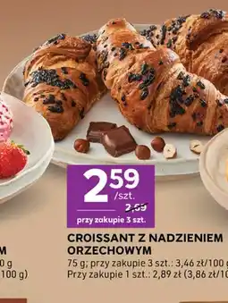Stokrotka Croissant z nadzieniem orzechowym oferta