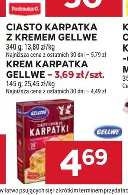Stokrotka Ciasto Karpatka z kremem Gellwe oferta