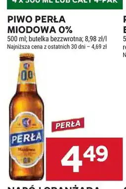 Stokrotka Piwo bezalkoholowe Perła Miodowa oferta