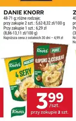 Stokrotka Danie Knorr makaron 4 sery oferta