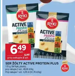 Stokrotka Ser żółty w plastrach Active Protein Plus Ryki oferta