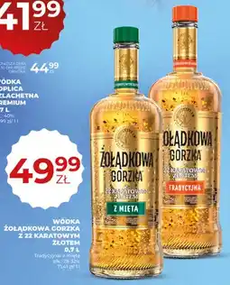 Duży Ben Wódka Żołądkowa Gorzka z 22 karatowym złotem z miętą oferta