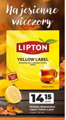Odido Herbata ekspresowa Lipton Yellow Label oferta