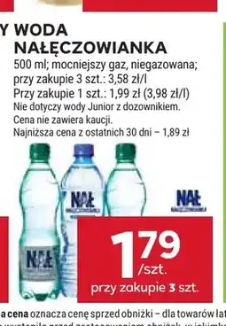 Stokrotka Woda gazowana Nałęczowianka mocniejszy gaz oferta