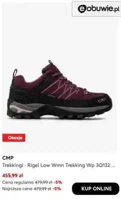 eobuwie Trekkingi Rigel Low Wmn Trekking Wp 3Q132 CMP oferta