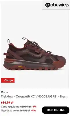 eobuwie Trekkingi Crosspath XC VN000EJJGRB1 Vans oferta