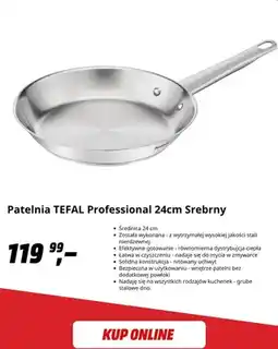 Media Markt Patelnia Tefal Professional 24 cm srebrny oferta
