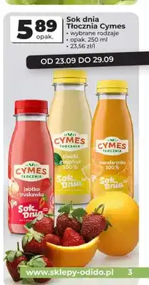 Odido Sok dnia jabłko truskawka Tłocznia Cymes oferta