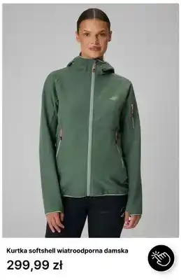 Kurtka softshell wiatroodporna damska 4F