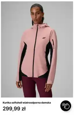 4F Kurtka softshell wiatroodporna damska 4F oferta