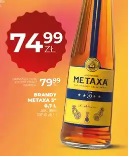Duży Ben Brandy Metaxa 5 oferta