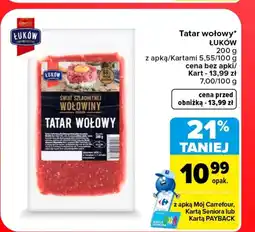 Carrefour Tatar wołowy Łuków oferta