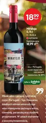 Żabka Wino czerwone wytrawne Miratejo oferta