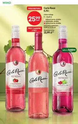 Żabka Wino różowe Carlo Rossi Refresh Strawberry oferta