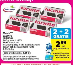 Carrefour Market Masło Mlekpol oferta